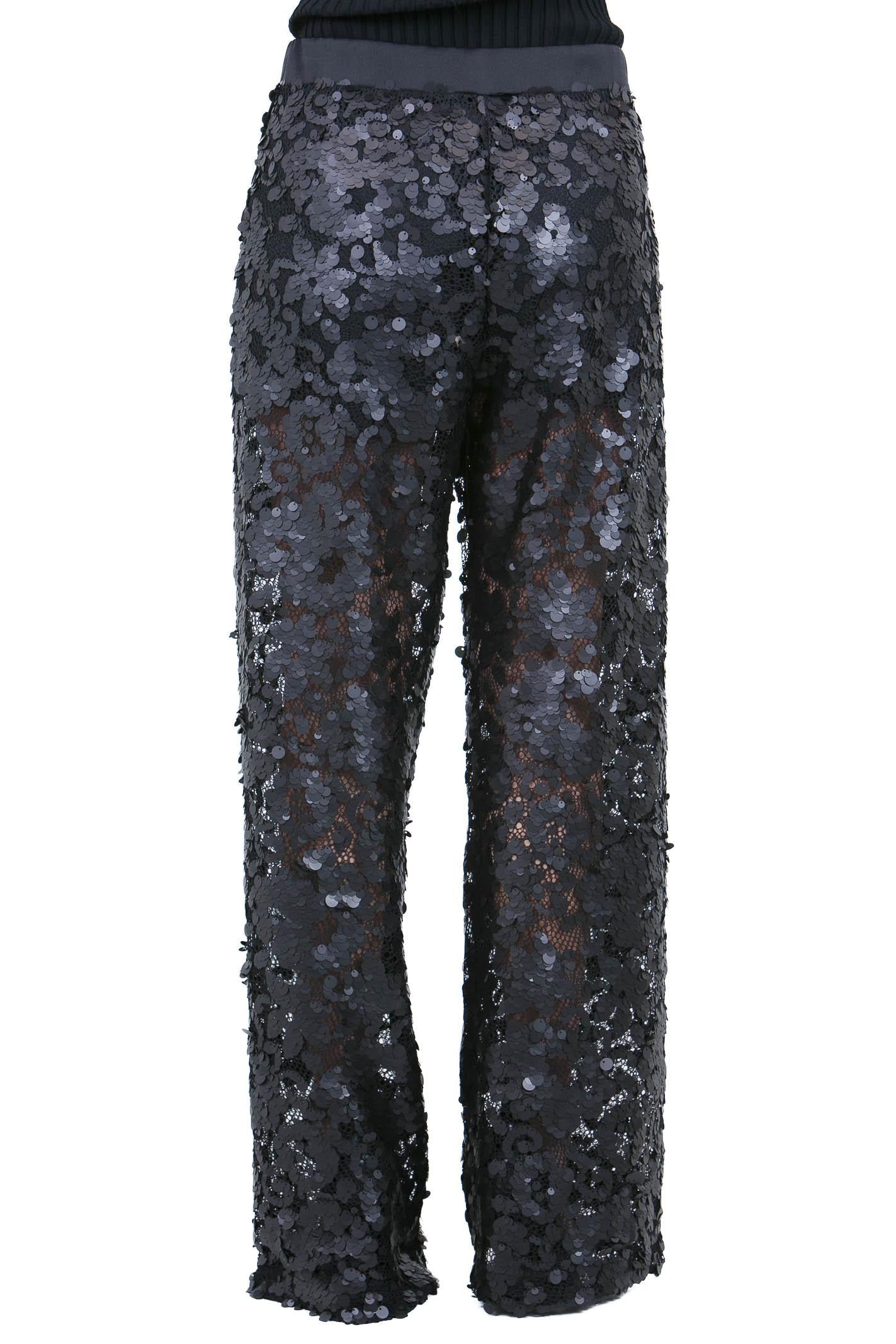 MANILA GRACE  Pantaloni Nero P225PU MA001 