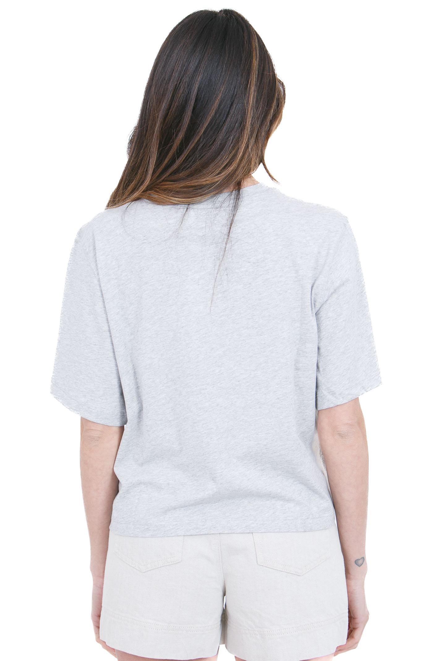 DES PETIT HAUTS  T- Shirt Gris chine JERRYPATCH-1E260244 08001 