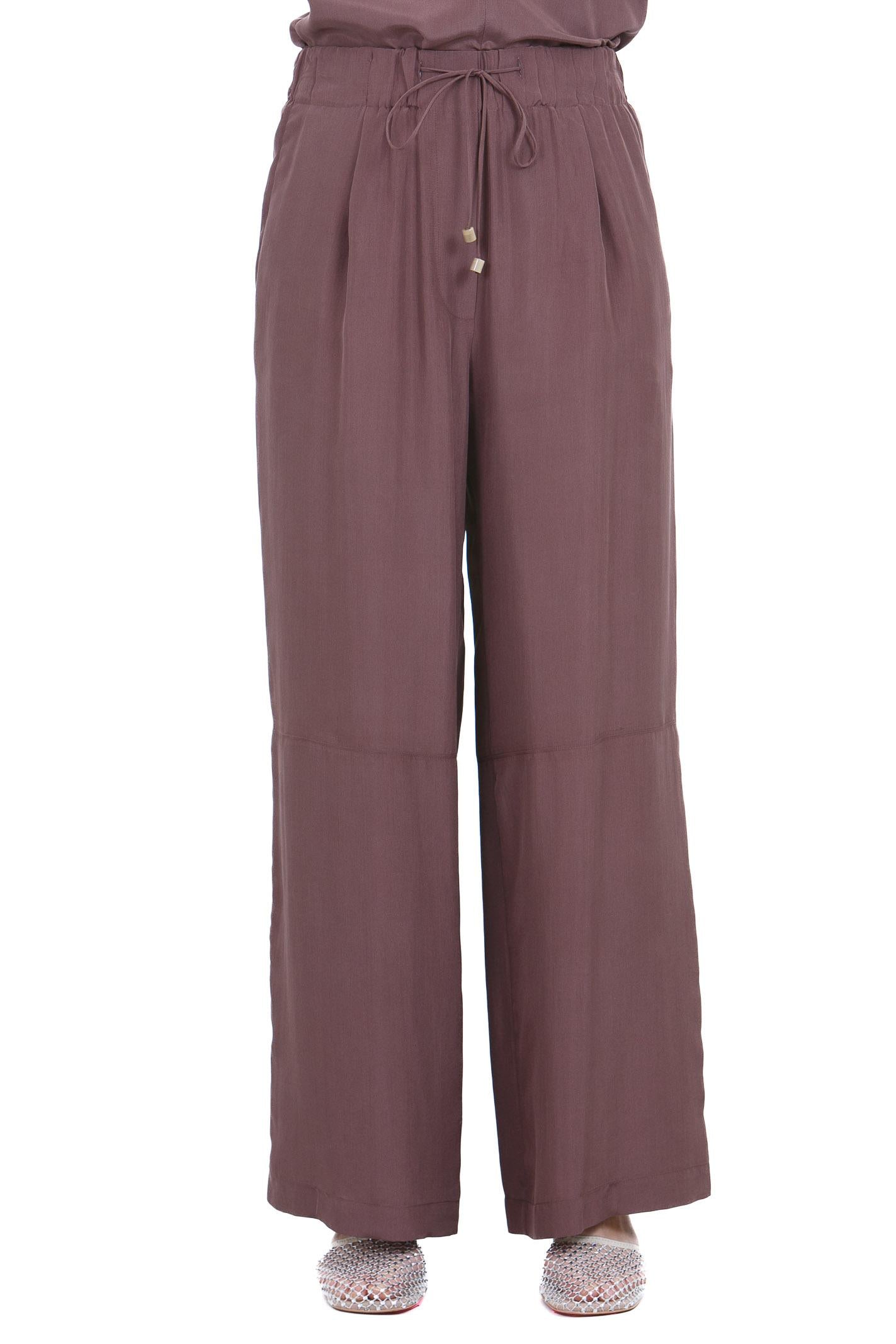 ALYSI Pantalone palazzo Habutay Pantaloni Mosto 116126-P6003 MOSTO 