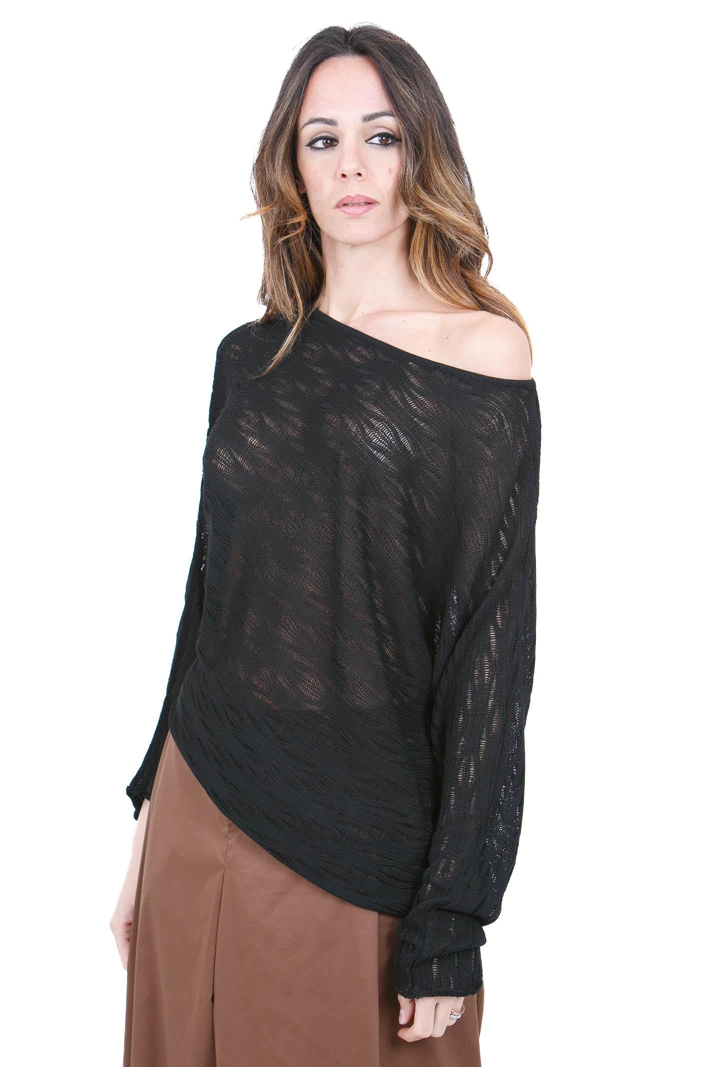 MANILA GRACE  Maglie Nero M547VU MA001 
