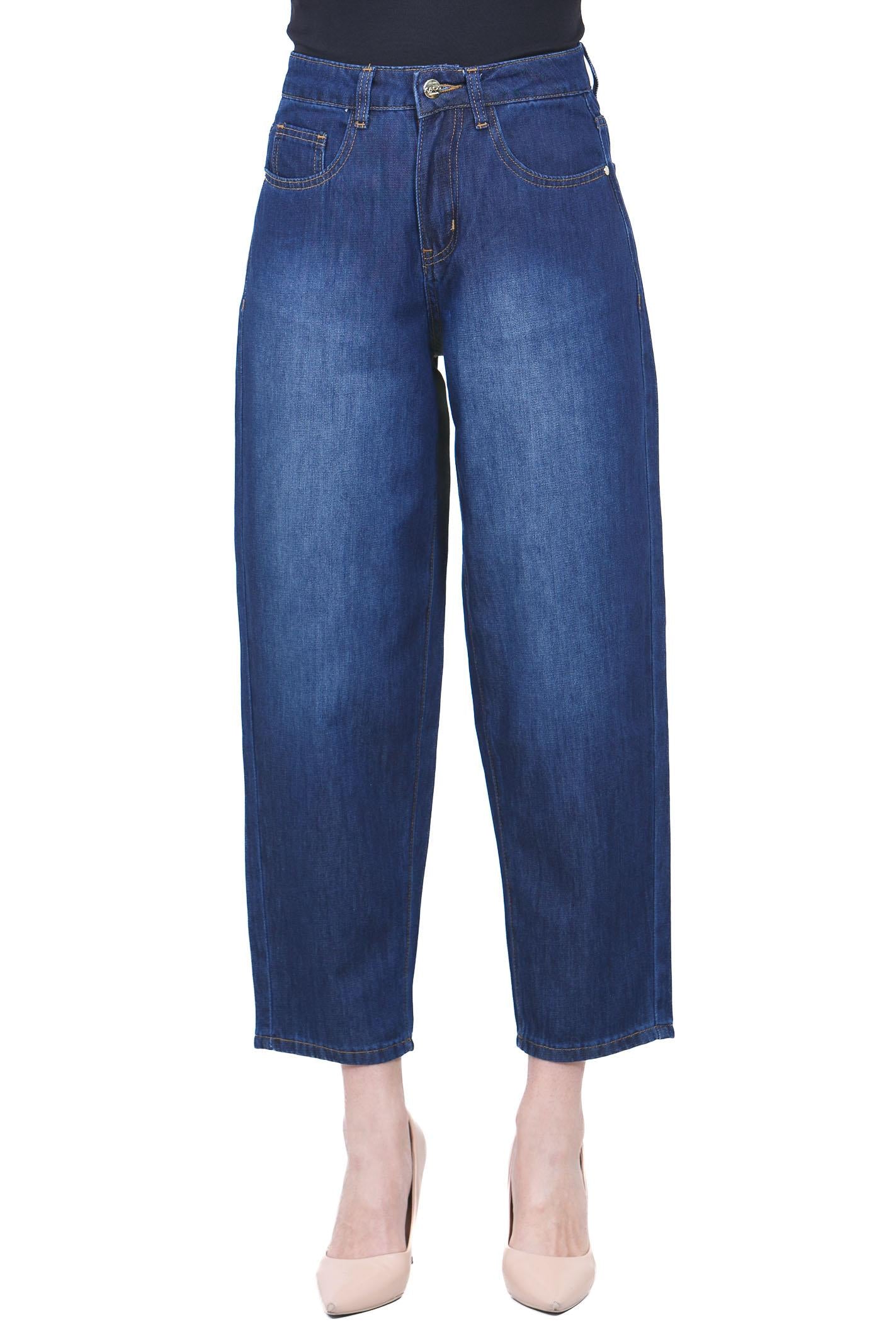 KAOS Jeans Slouchy Balloon Lavaggio Medio-Scuro Kaos Jeans Denim scuro SP6MP008 3020 