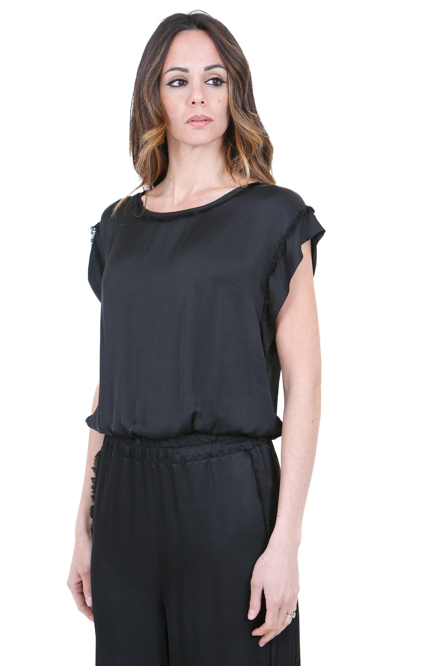 MANILA GRACE  Bluse Nero C174VU MA001 