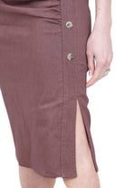 PINKO  Abiti Marrone terra ALISSA-106521-A34I L78 