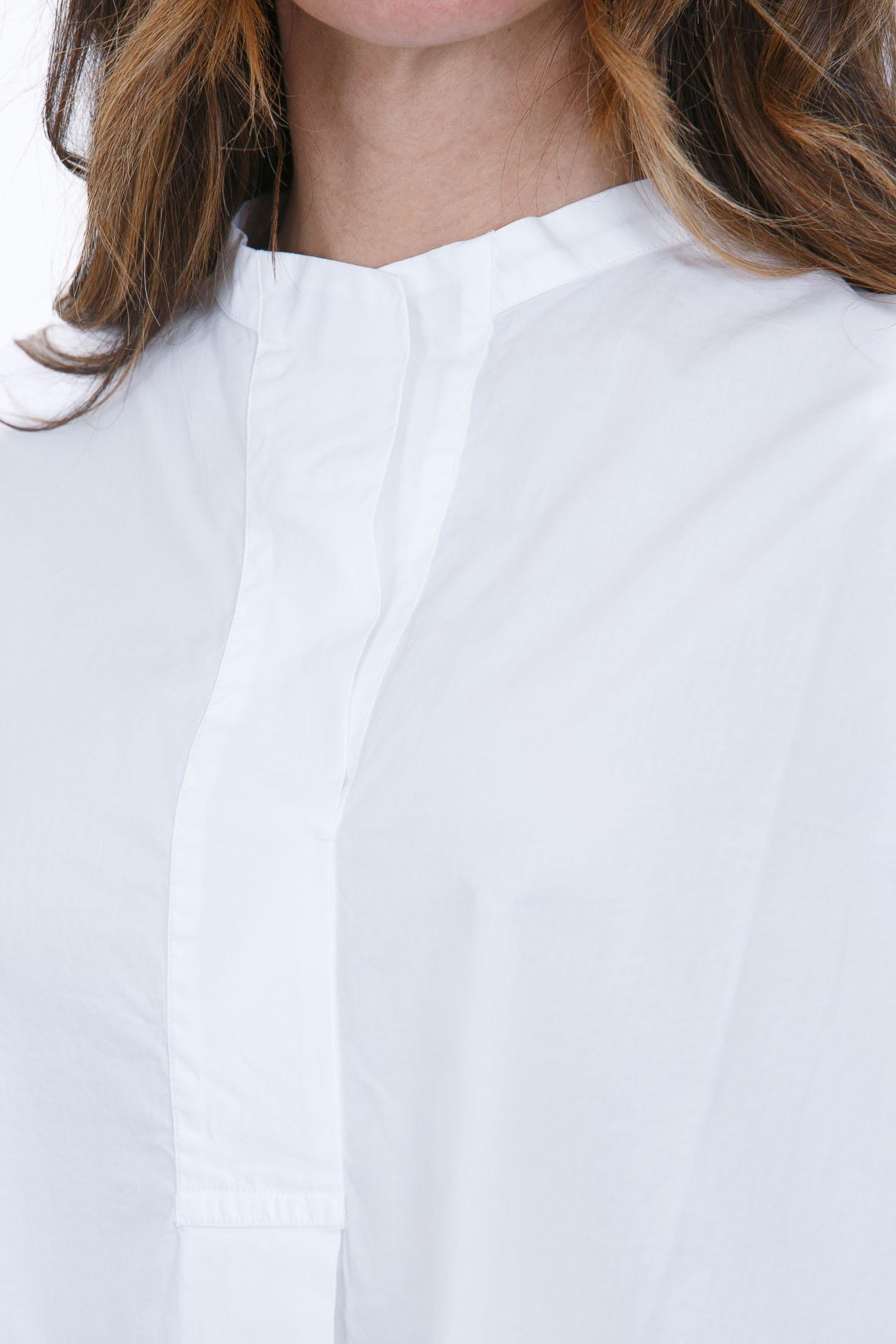 POMANDERE Camicia con abbottonatura girocollo Camicie Bianco ottico 261-9494-11633 100 