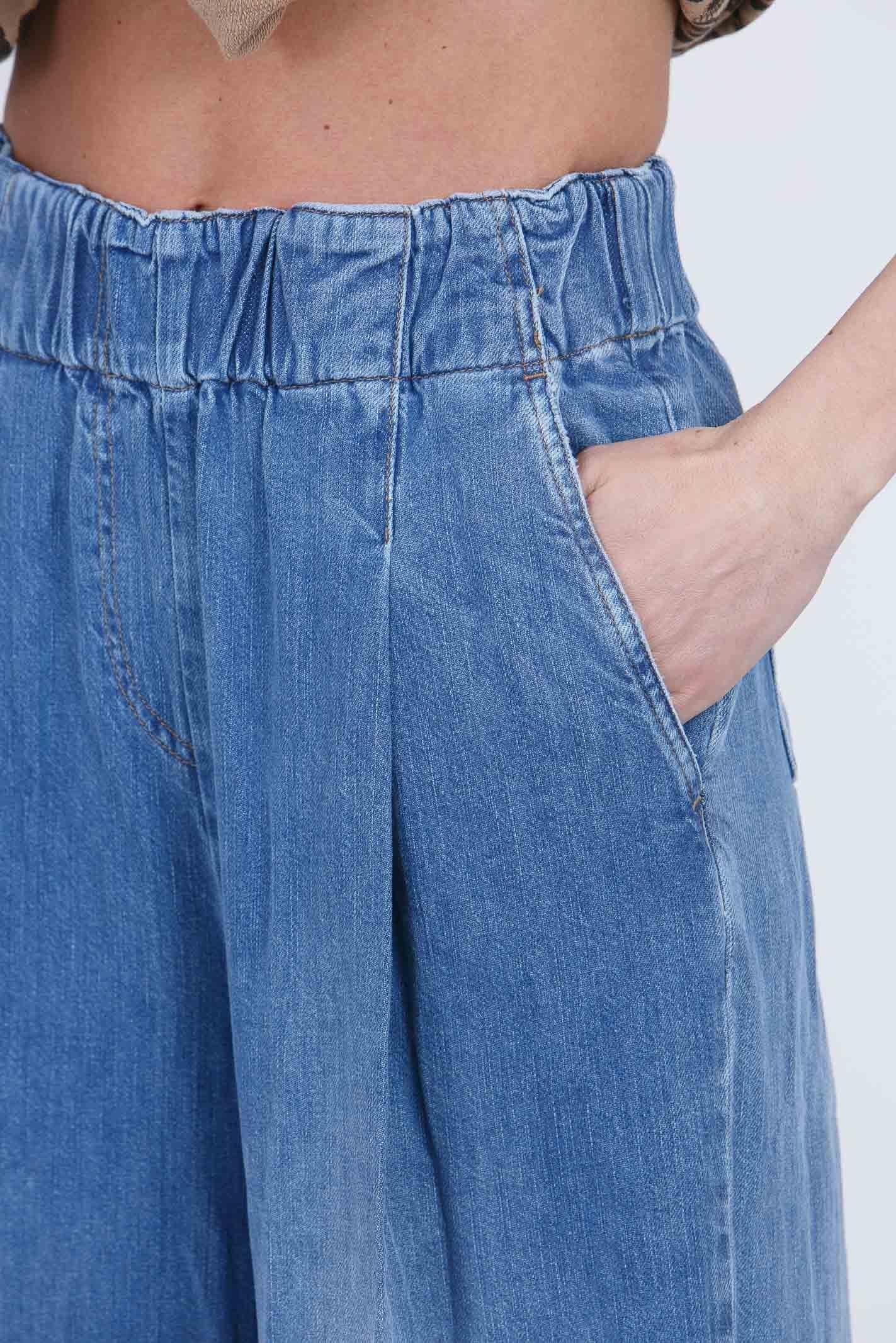 SEMICOUTURE Jeans jimmy con coulisse Jeans Lighe stonewas JIMMY-Y6SY15 JNS37 