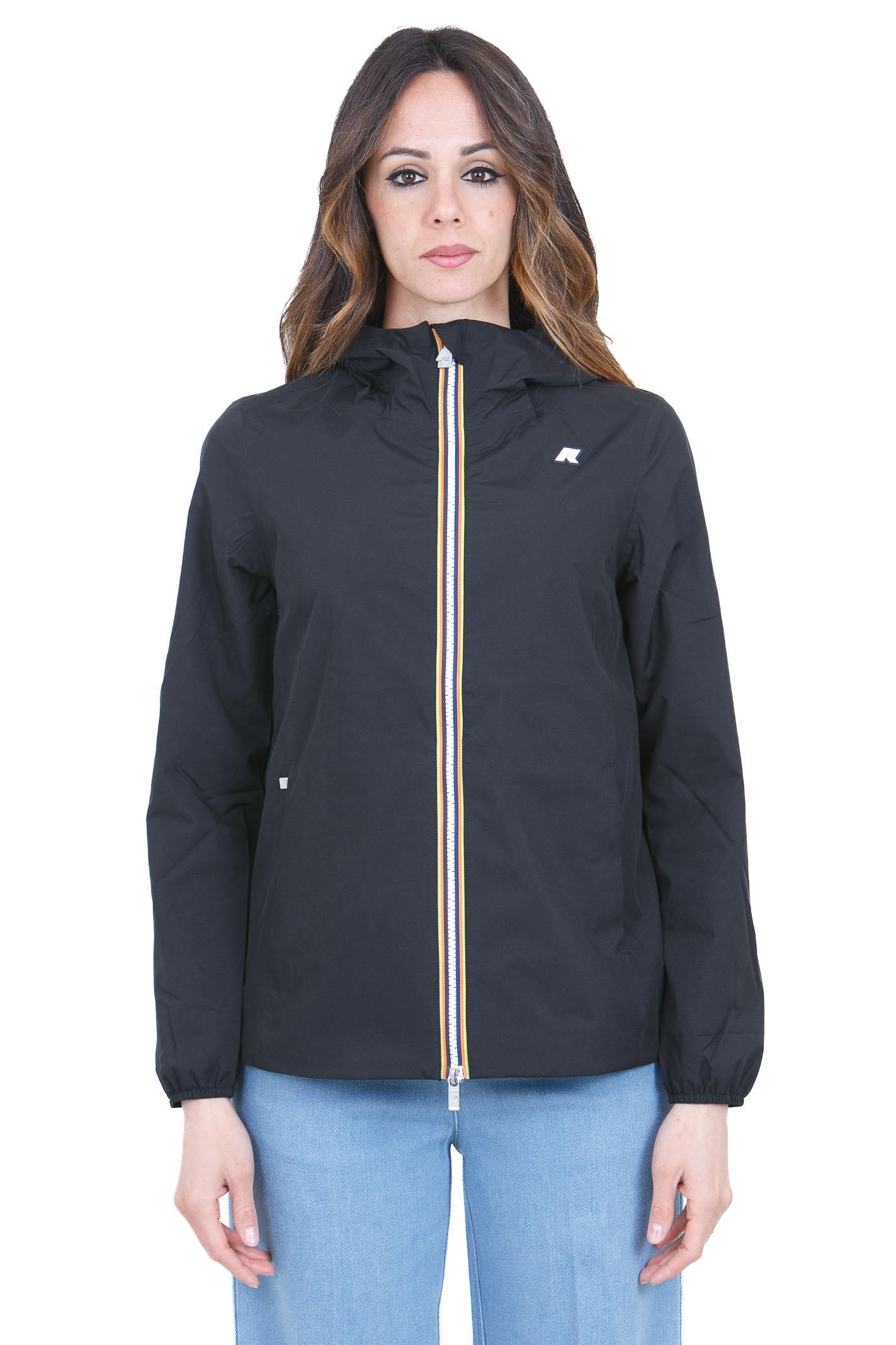 K-WAY Marguerite stretch poly jersey Giubbotti Black Pure MARGUERITE-K8138PW USY 