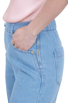 FORTE FORTE Jeans 5 tasche vita alta<BR/> Jeans Azure 14533BISMYPANTS 5004 
