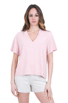 DES PETIT HAUTS  T- Shirt Rose ZAE-1E260234 11000 
