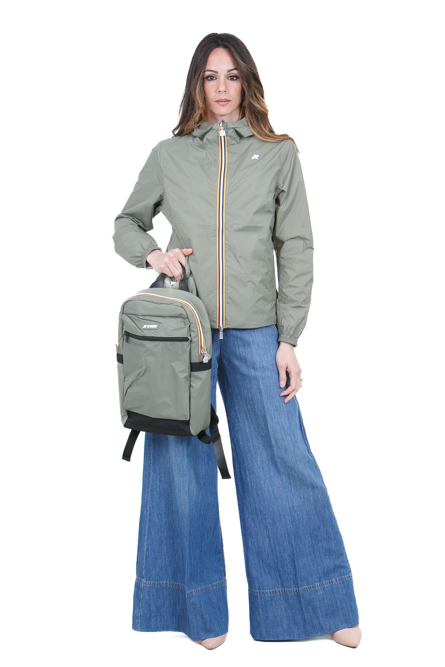 K-WAY  Giubbotti Green lichen/violet glicine LIL2.0PLUS-K21348W C8J 