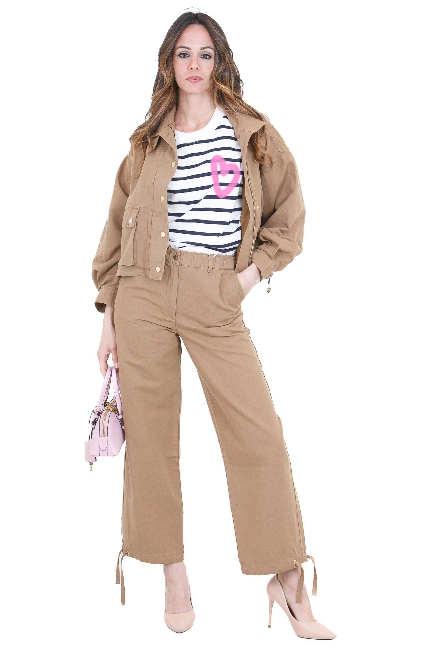DES PETIT HAUTS  Pantaloni Ecorce YKARIS-1E260549 07034 