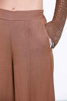 MANILA GRACE  Pantaloni Cacao P085RU MA143 