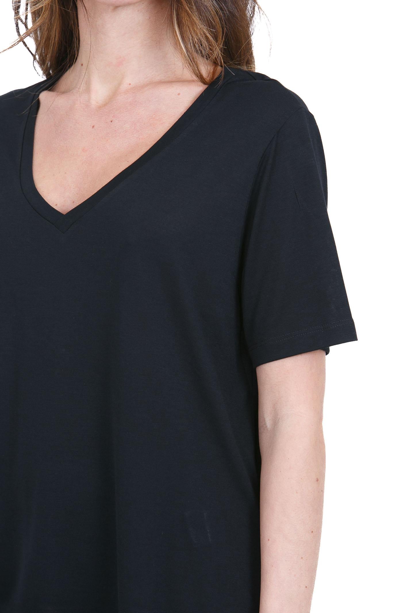 DONDUP  T- Shirt Nero DS069JF0349DXXX 999 