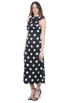 MAR DE MARGARITAS  Abiti Pois grande nero VERA-01582-TMTR0025 NE140 