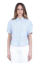 DONDUP  Camicie Celeste DC490EF0161D002-RIGA 806 