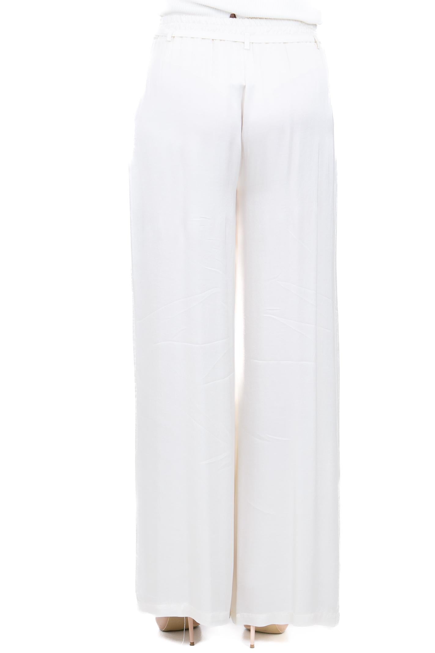 MANILA GRACE  Pantaloni Off white P045VU MA043 