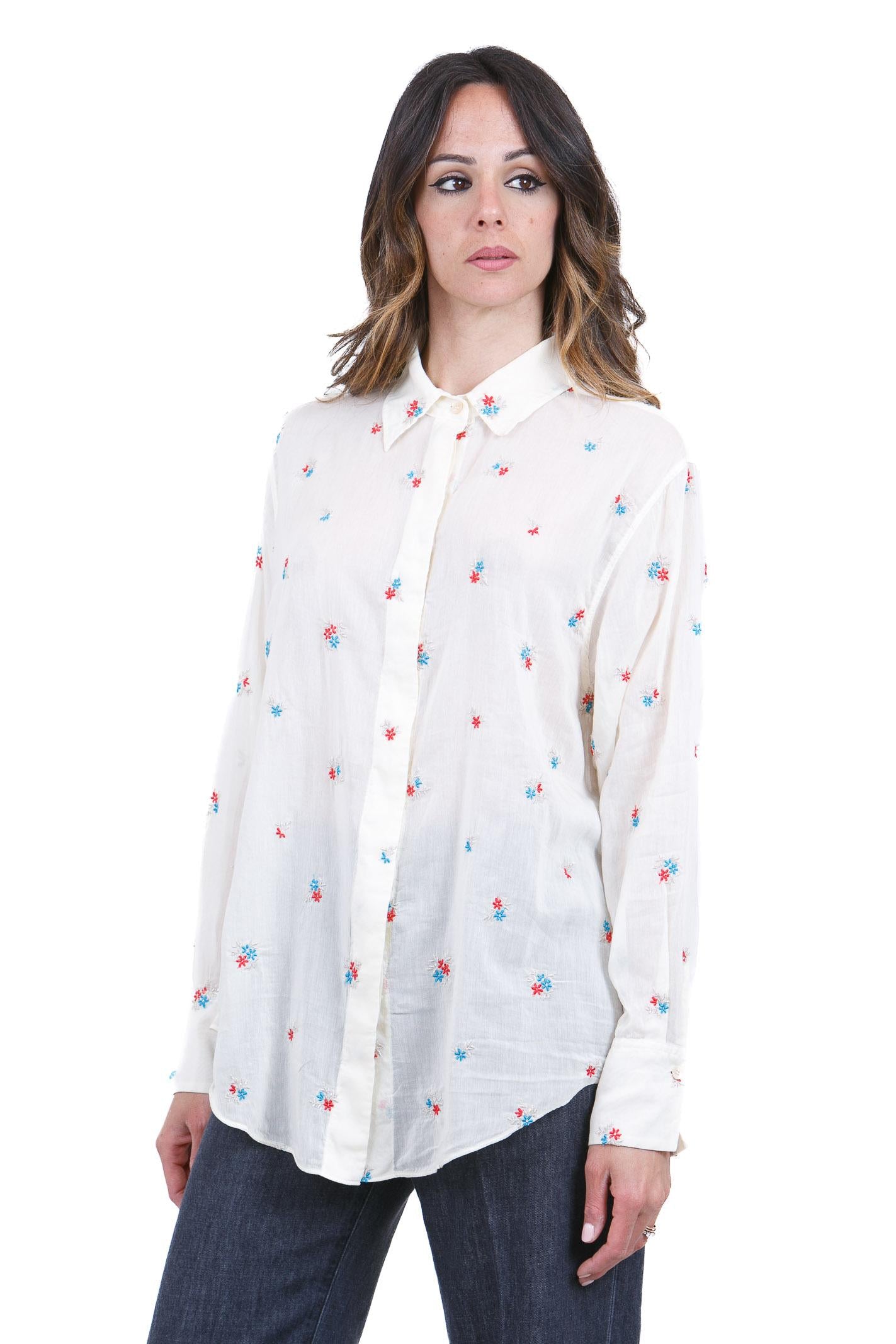 FORTE FORTE Camicia over ricamata Camicie Butter 14875MYSHIRT 0013 