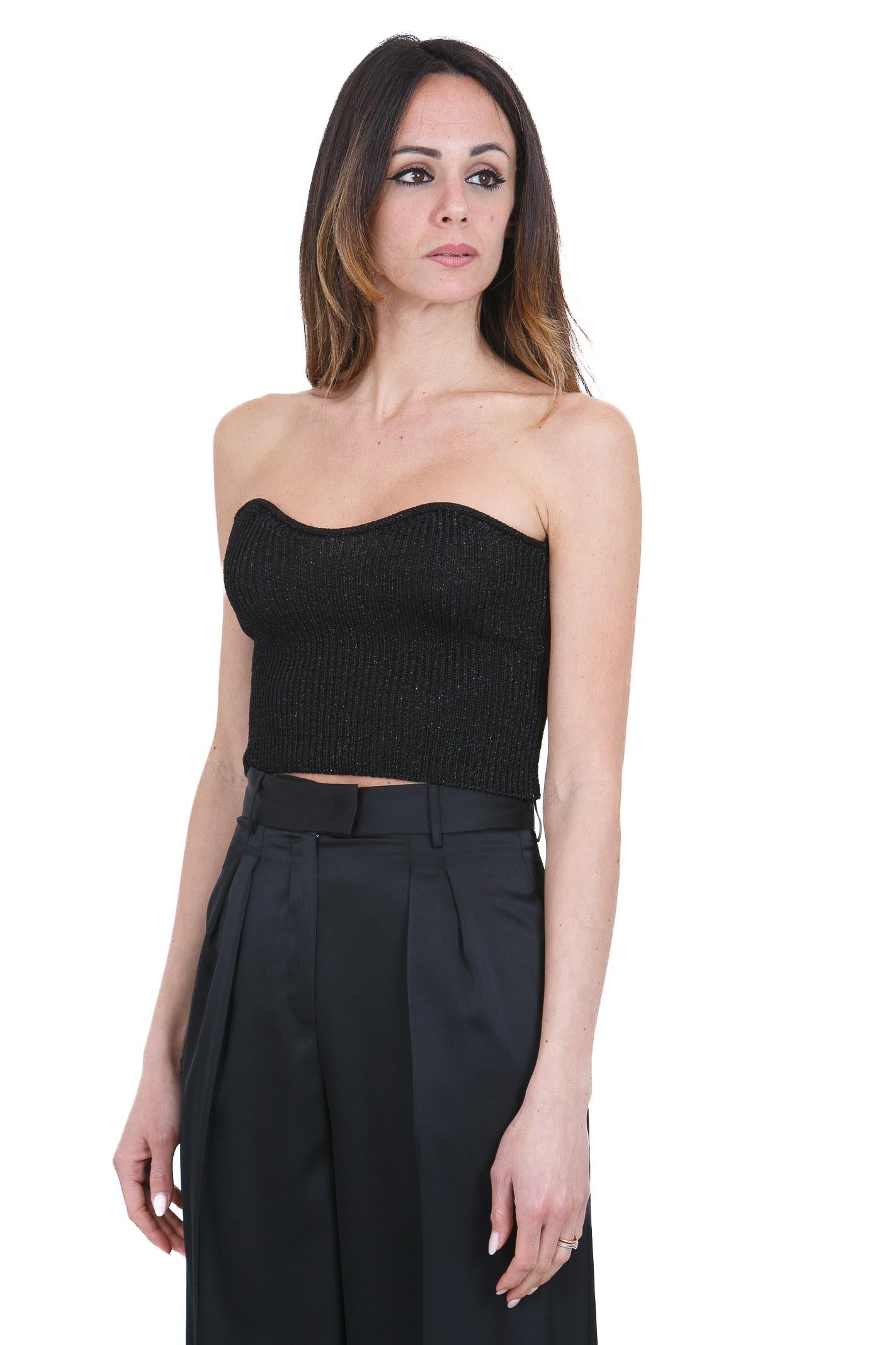 SIMONA CORSELLINI  Top Nero CPTOO0101 V0003 