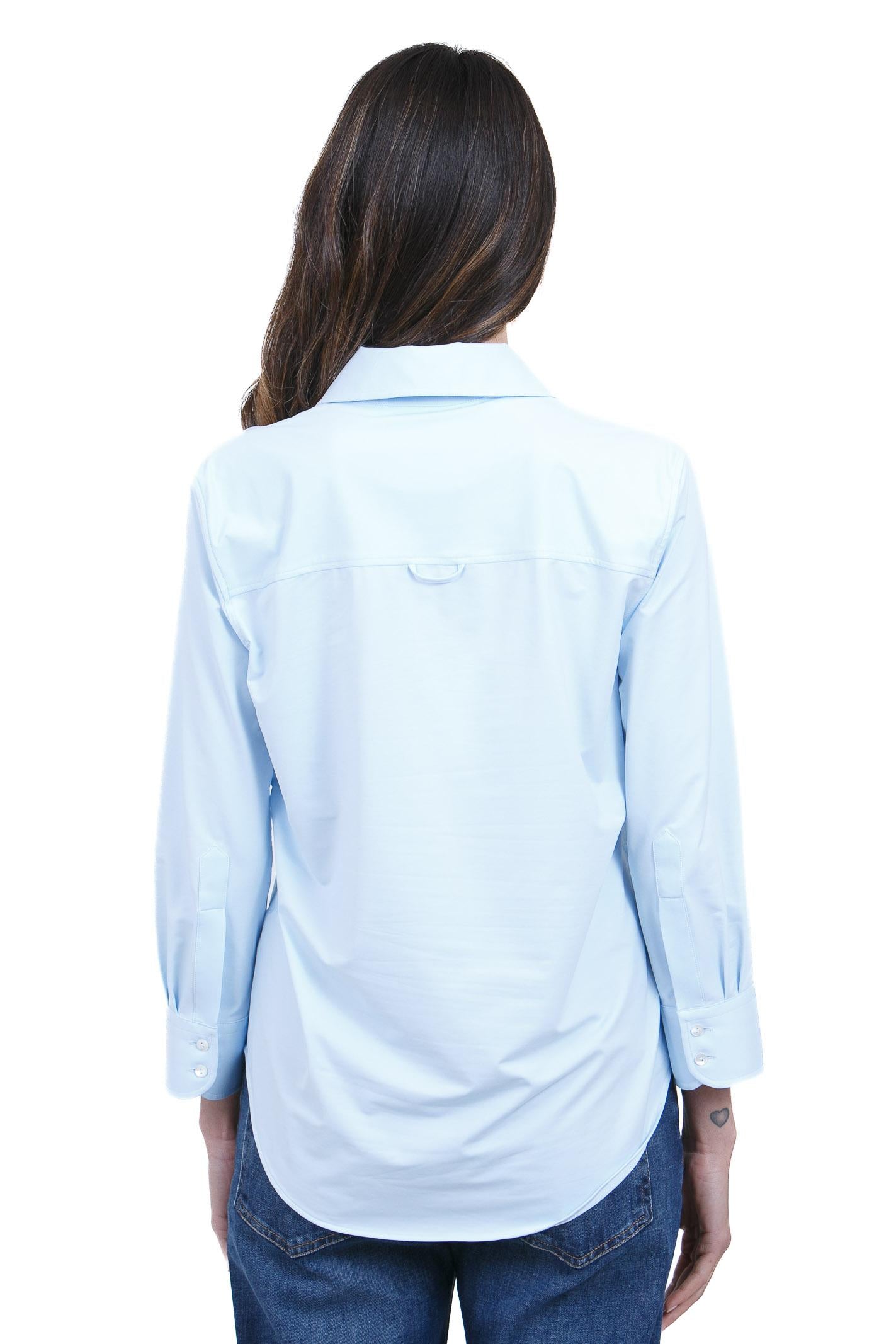 XACUS  Camicie Celeste AMY-KT21673 002 