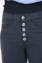 DONDUP  Pantaloni Nero DP268BCF0197DBM5-LOOSEKOONSG 999 