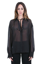 PINKO  Camicie Nero limousine ANANAS-106393-A35S Z99 
