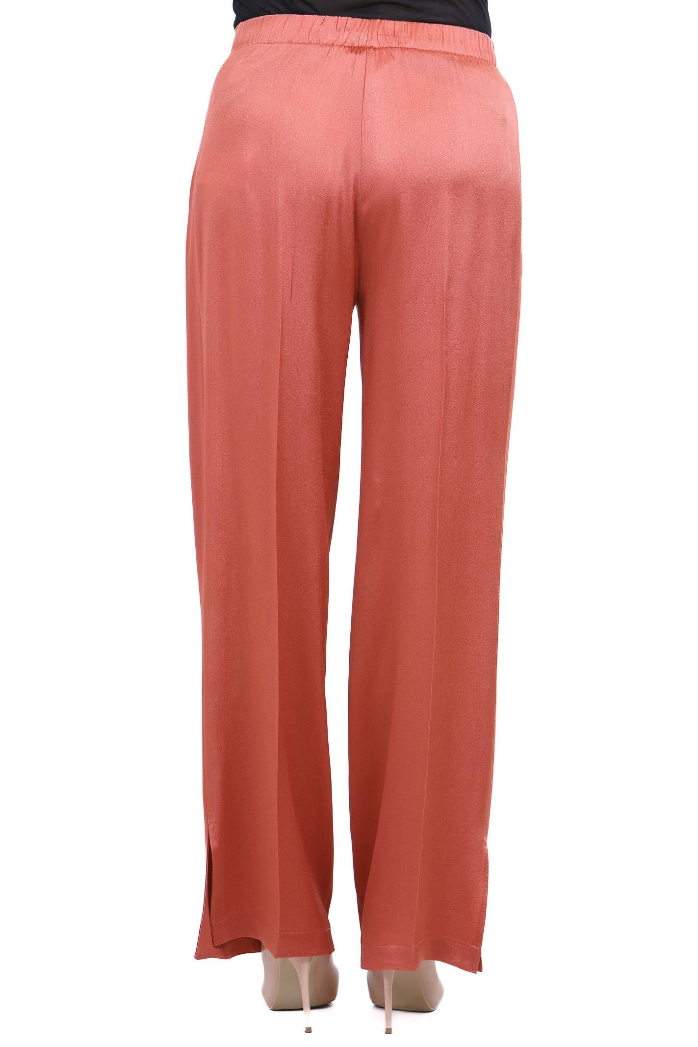 SEMICOUTURE Pantalone Lucia misto seta Pantaloni Dattero LUCIA-Y6SM39 U03-0 