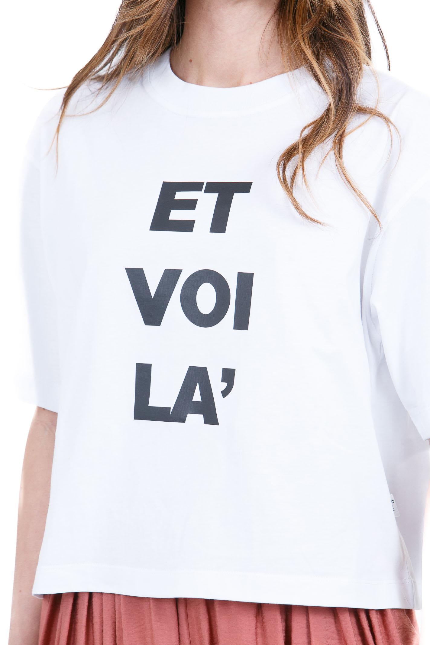 8PM  T- Shirt Bianco/nero LIONE-61CM93 146009 