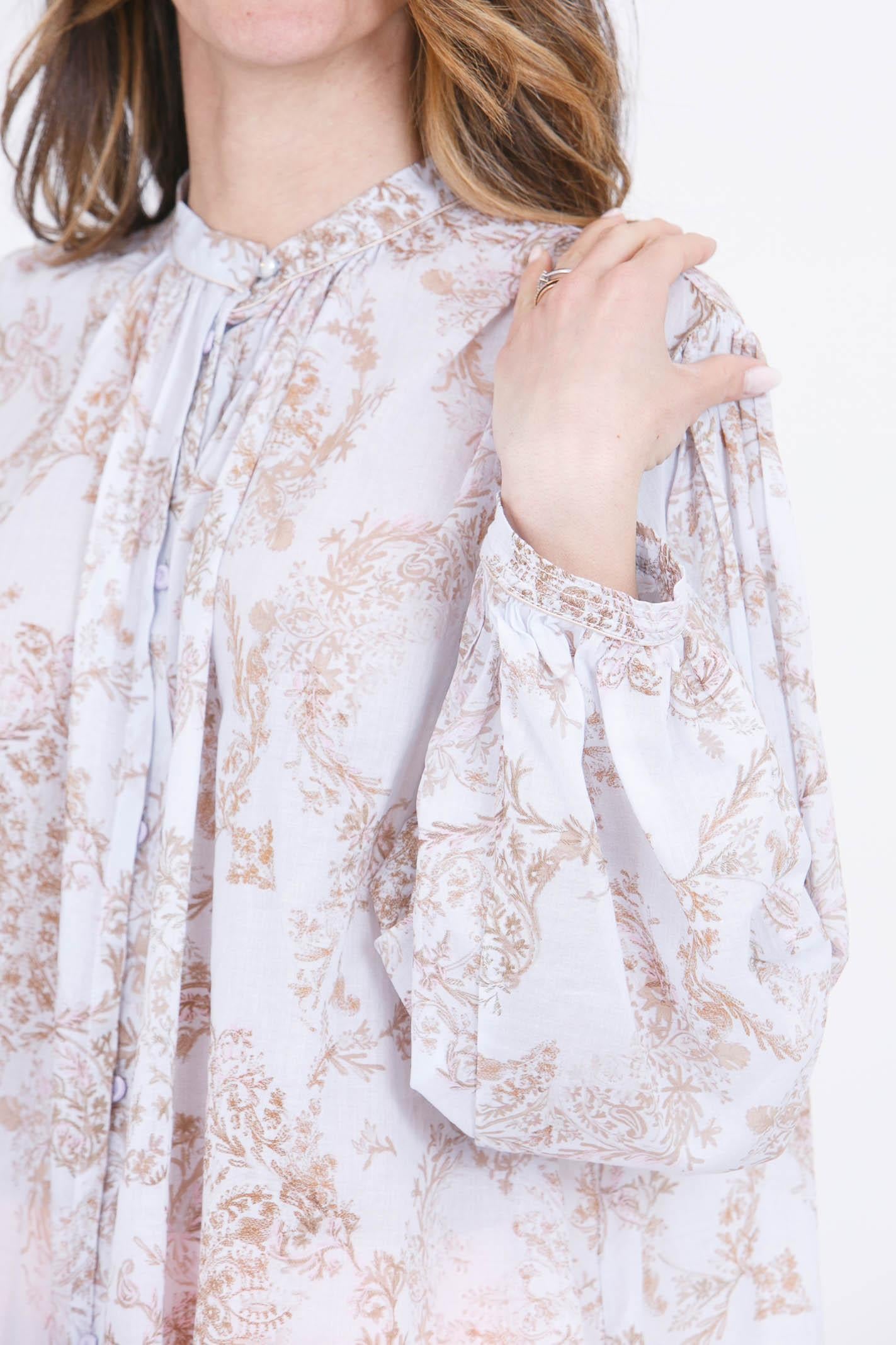 FORTE FORTE Camicia fantasia "nontiscordardime" Camicie Peonia 14626MYSHIRT 2076 