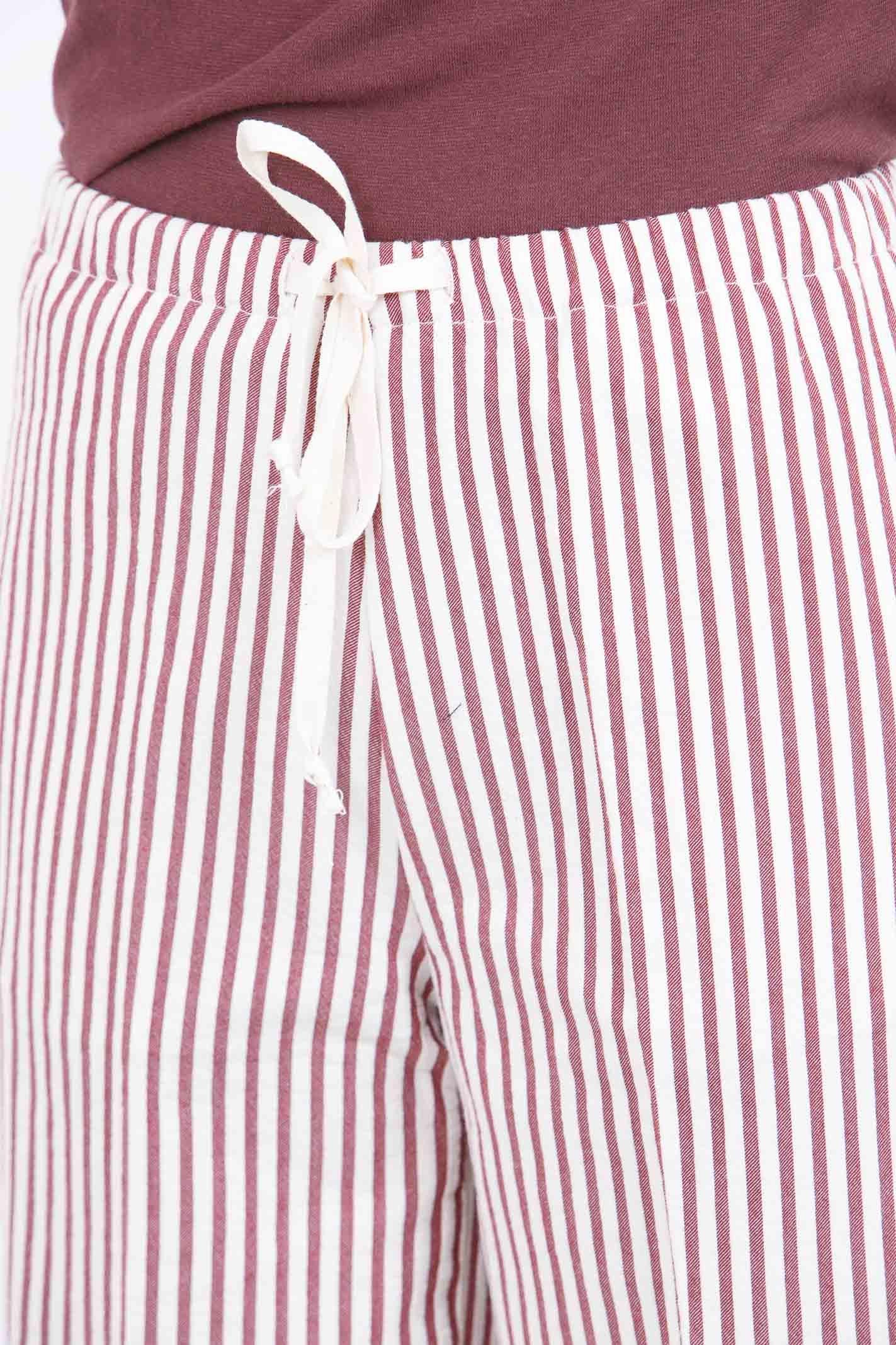 MADAME VENICE  Pantaloni Bordeaux PAMELA-R BORDEAUX 