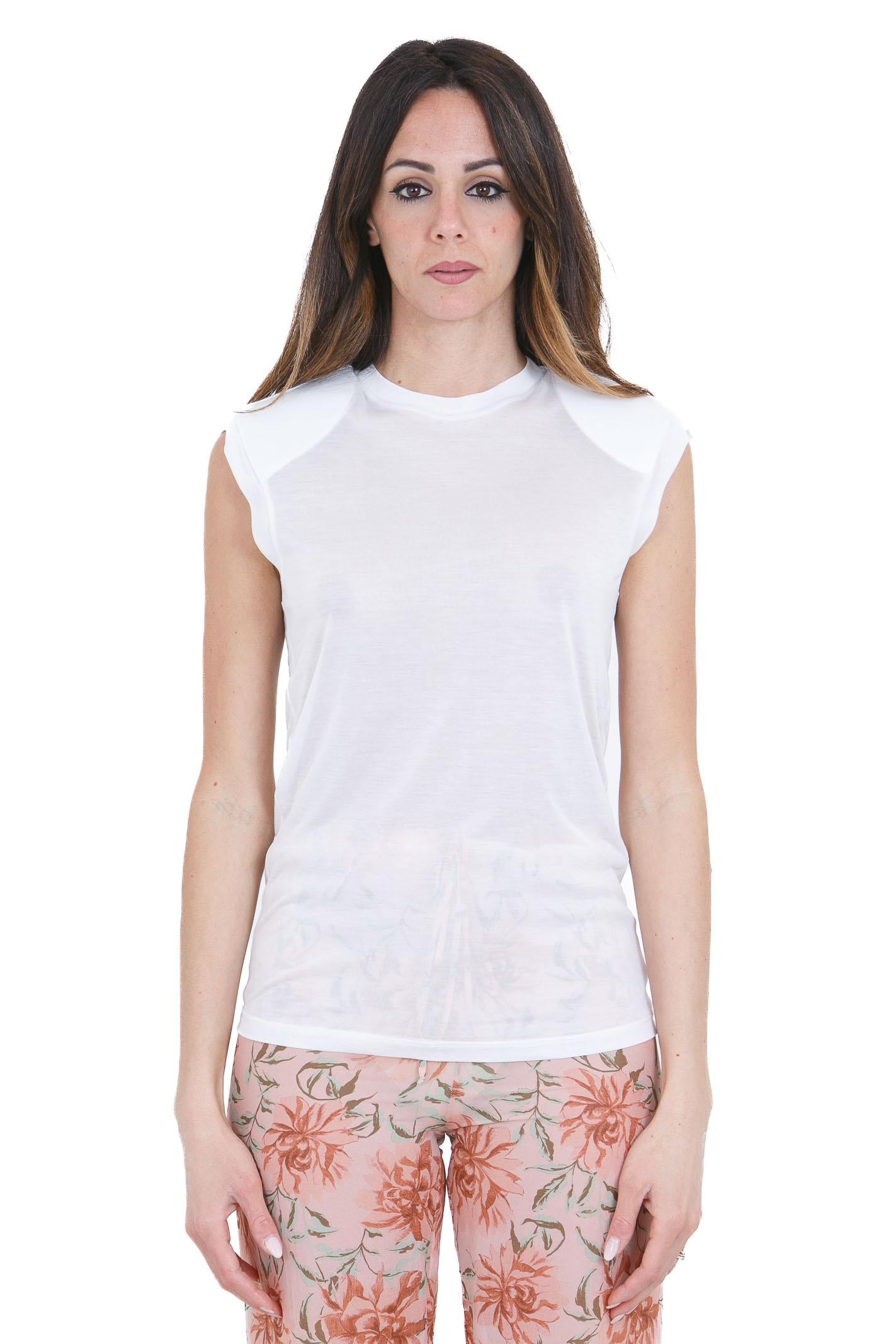 SEMICOUTURE Marisol t-shirt giromaniche T- Shirt Bianco MARISOL-Y6SJ52 A01-0 