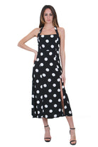 MAR DE MARGARITAS  Abiti Pois grande nero PAULA-01536-PTTS0053 NE140 