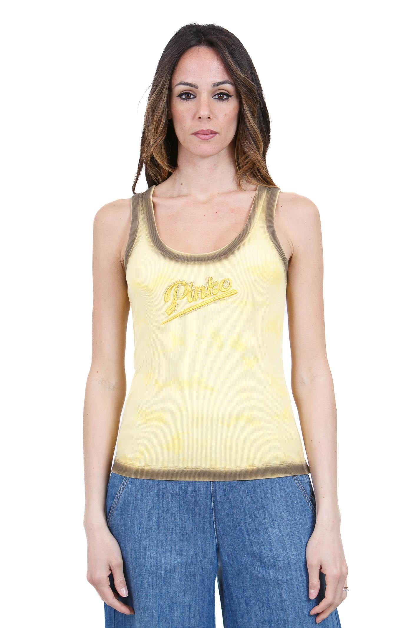 PINKO  Canotte Giallo fresia COSMOPOLITAN-107306-A3H5 H47 