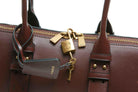 PINKO Borsa grande a spalla Escape Bag Horizontal in pelle Borse Burgudywine/gold 106169-A0QO-BOWLING R49Q 