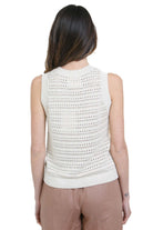 NOT SHY  Top Ecru/lurex TITA-NF0G000VIC005 E/L 