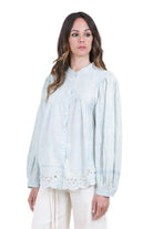 FEEKA  Camicie Shibori aqua ELINA-6CHE0099 IT186 