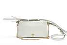PINKO Borsa a tracolla Mini Double Bag piccola in pelle con tracolla Borse Bianco seta/gold 105359-A0QO-DOUBLEMINI Z14Q 