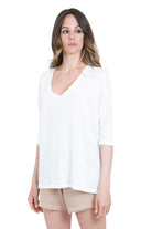 NOT SHY  T- Shirt Blanc EMILIE-NF8A000LIP000 BLANC 