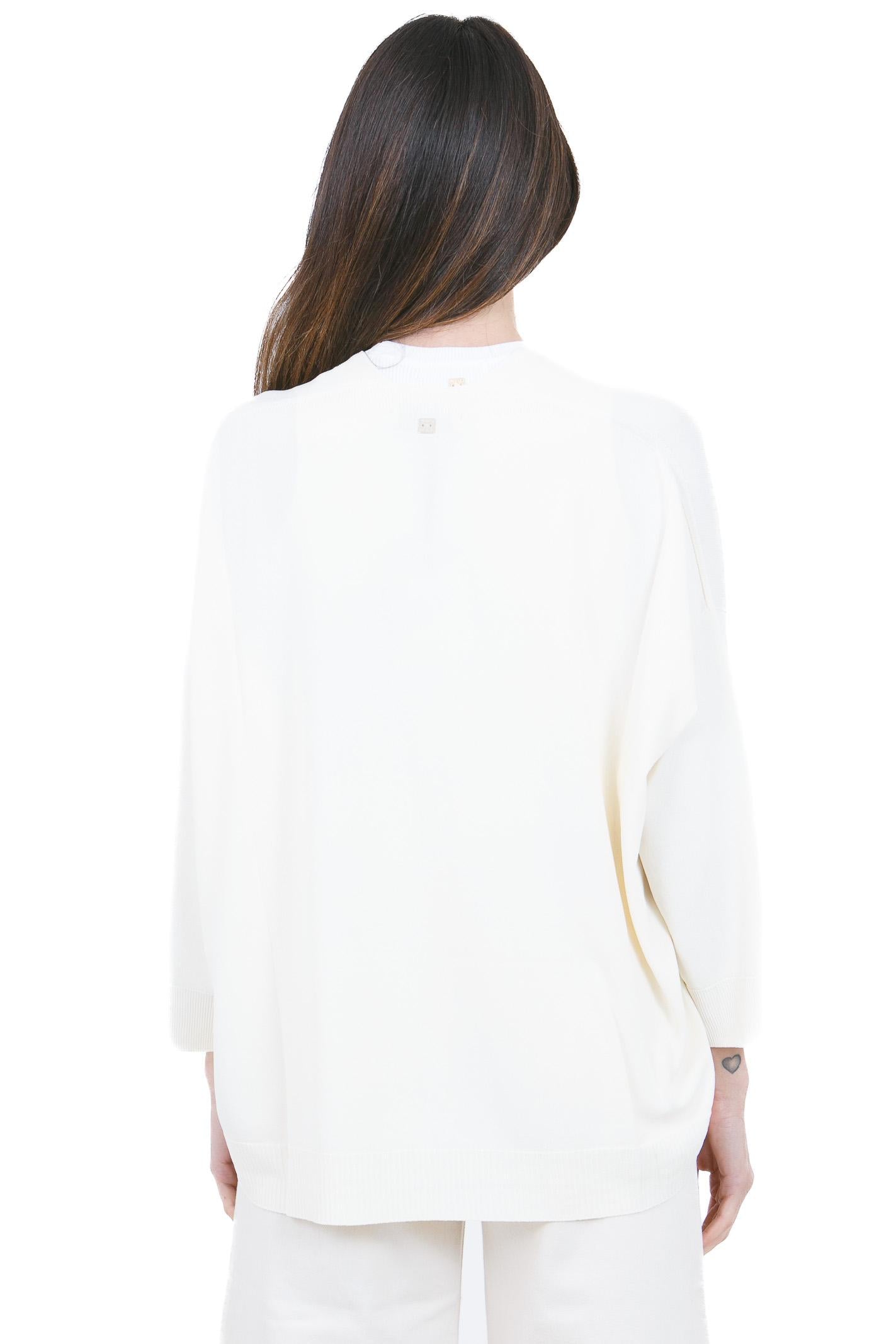 MANILA GRACE  Maglie Avorio M542VU MA148 