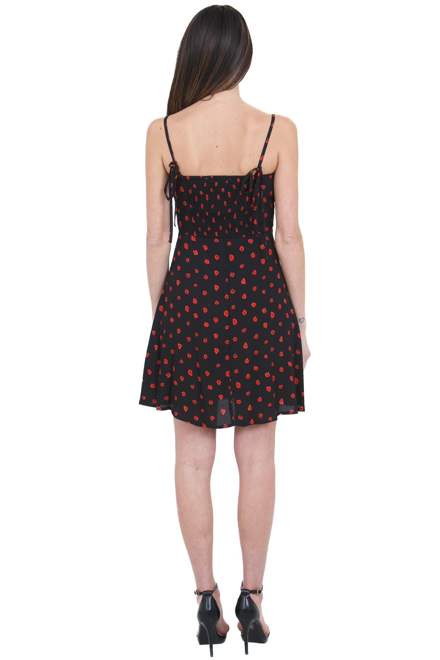 MAR DE MARGARITAS  Abiti Rose nero ALYA-01545-PTTS0053 NE134 