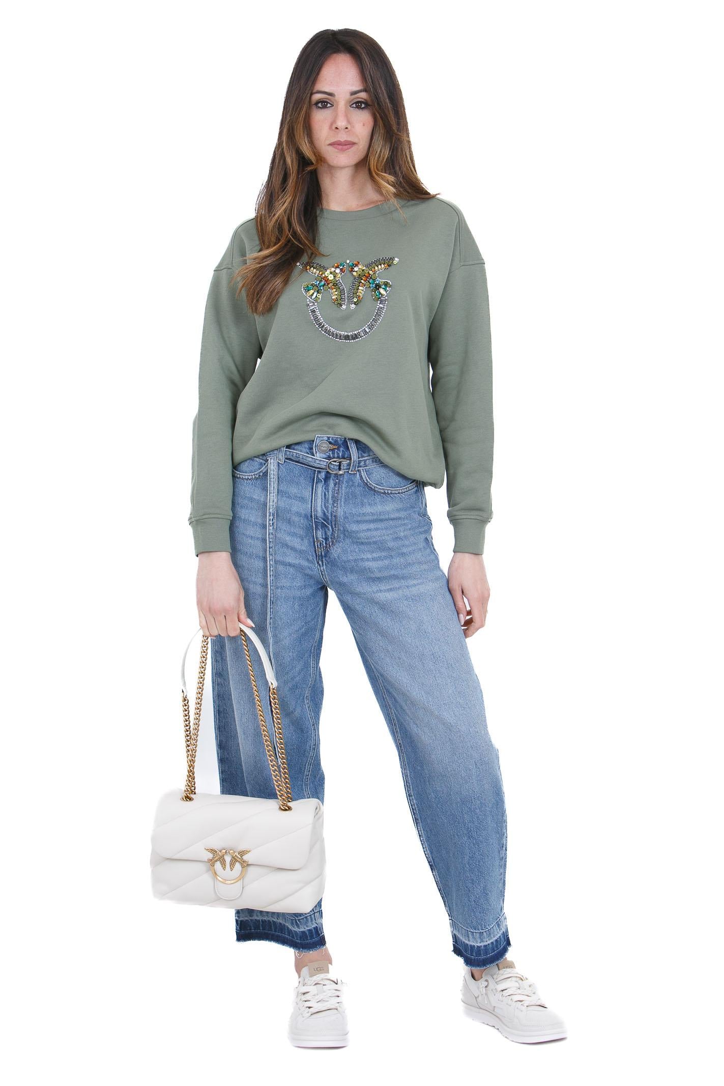 PINKO  Felpe Verde NELLY-100534-A33G U84 