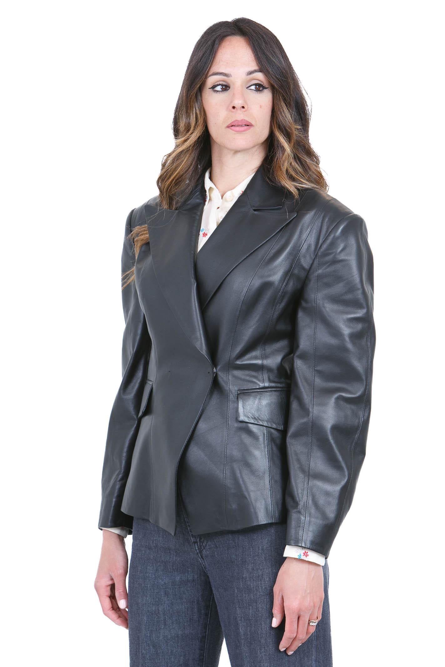 DONDUP Blazer doppiopetto slim con ampio rever Blazer Nero DJ765PL0662DXXX 999 