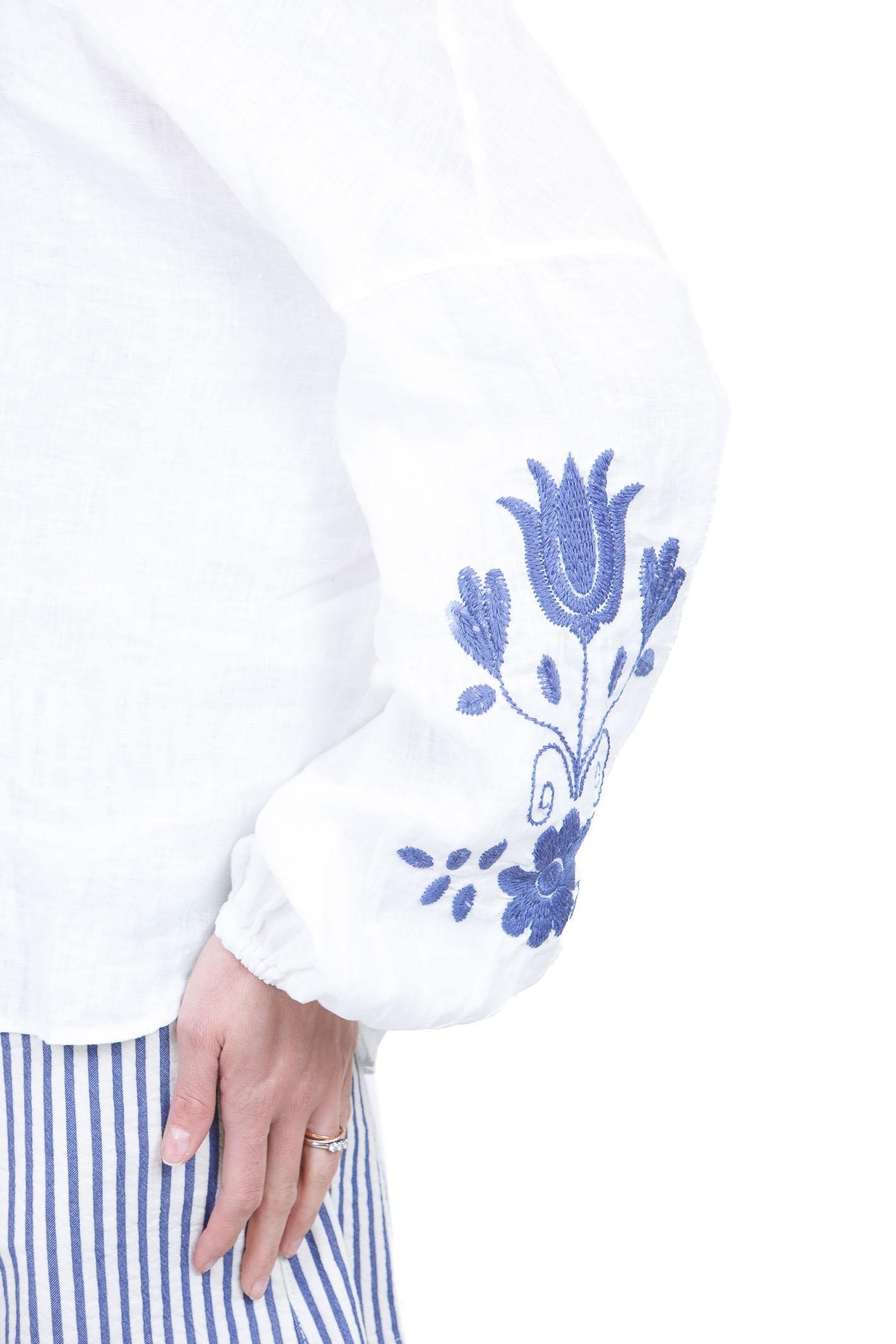 MADAME VENICE  Camicie Bianco/blu CRISTINA B.CO/BLU 