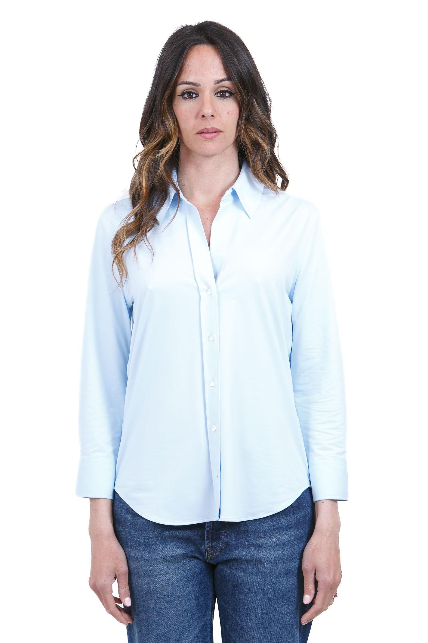 XACUS  Camicie Celeste AMY-KT21673 002 