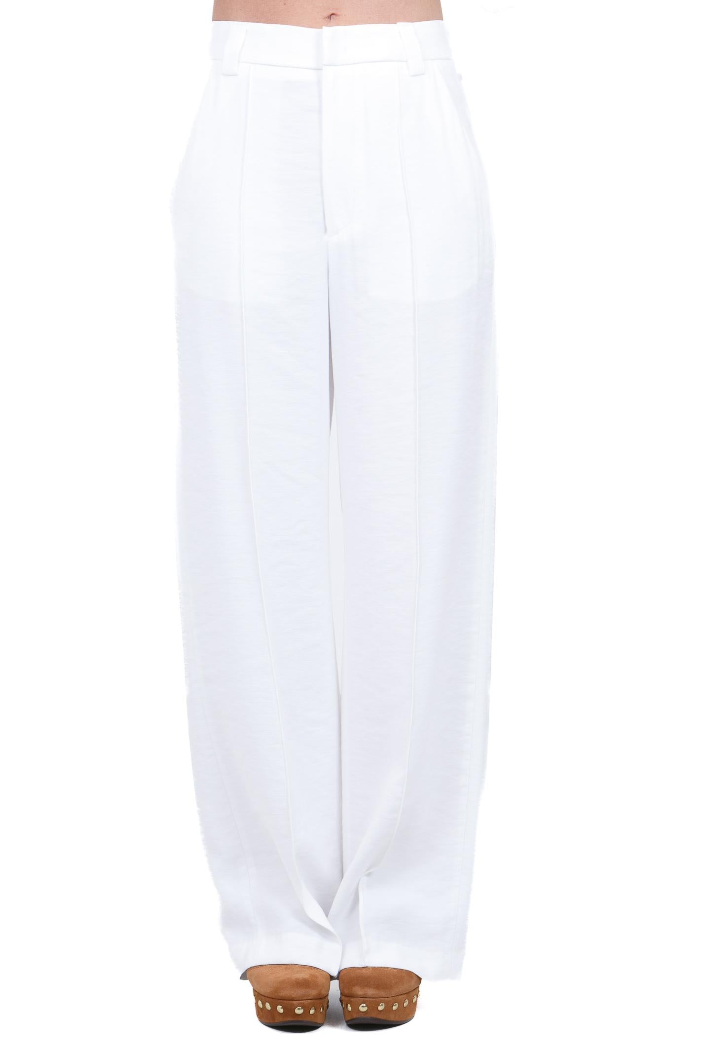 DONDUP Pantaloni Abby wide leg chino Pantaloni Latte DP883IF0049DXXX-ABBY 001 