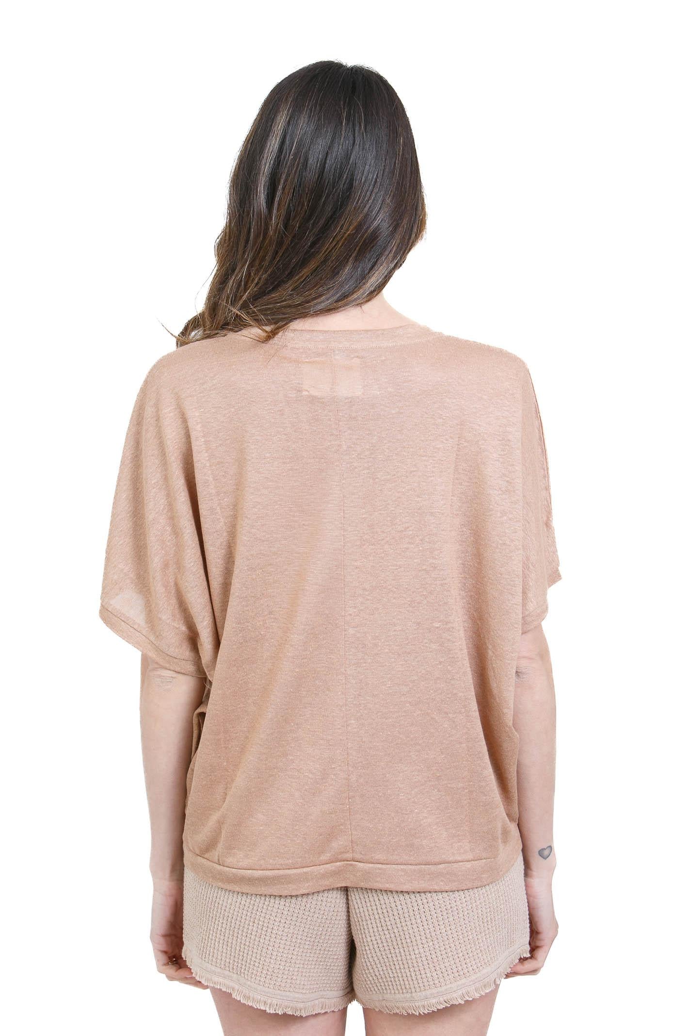 NOT SHY  T- Shirt Moka SOPHIA-NF8B000LIP000 MOKA 