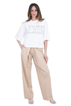 ALYSI T-shirt logo Alysi T- Shirt Latte 116408-P6055 LT 