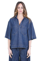 DONDUP  Camicie Blu DC458DF0266DMC4 800 