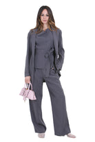 ALYSI Pantalone palazzo peach touch Pantaloni Gray purple 116119-P6045 GRASYP 
