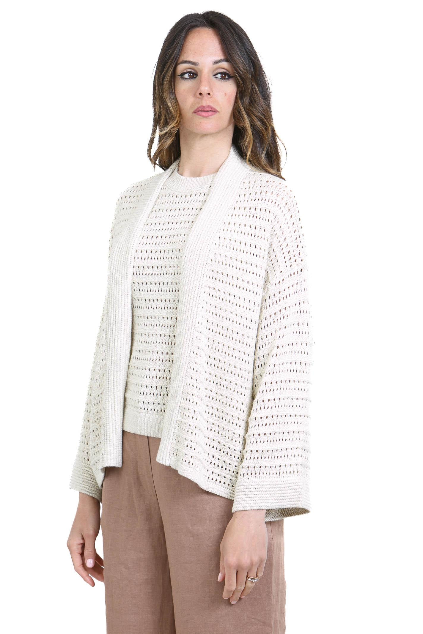 NOT SHY Cardigan lurex Maglie Ecru/lurex NENA-NF2U006VIC005 E/L 