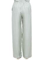 ALYSI Pantaloni in seta coulisse regolabile Pantaloni Pistacchio 116169-P6219 PIST 