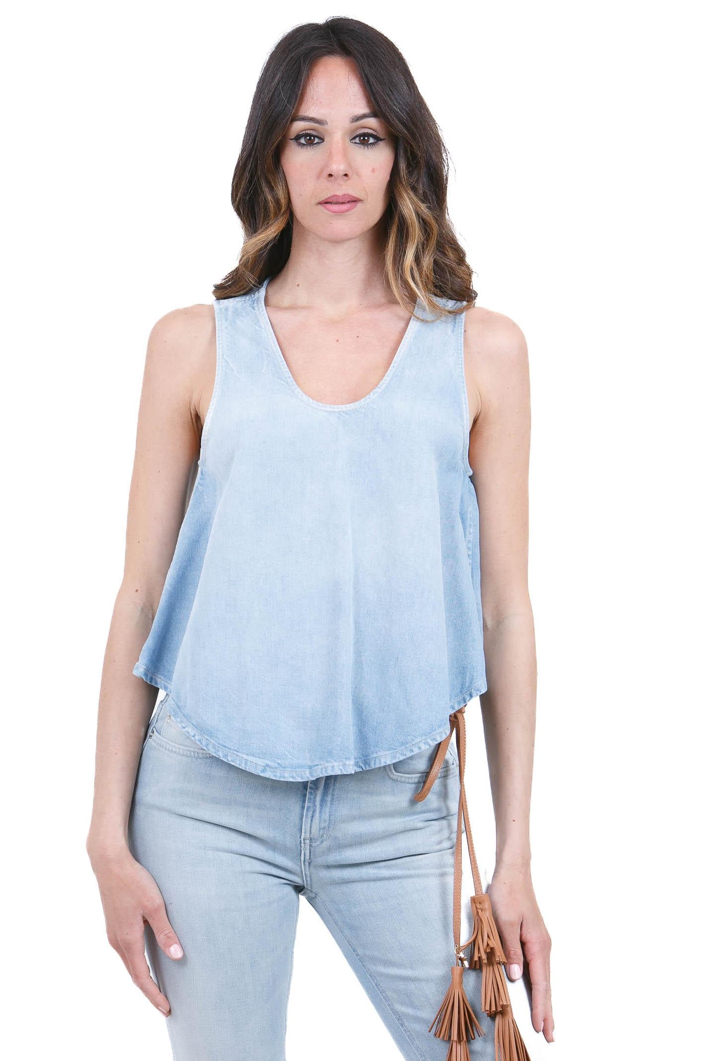 DONDUP  Canotte Blu DC454DF0266DMC6 800 